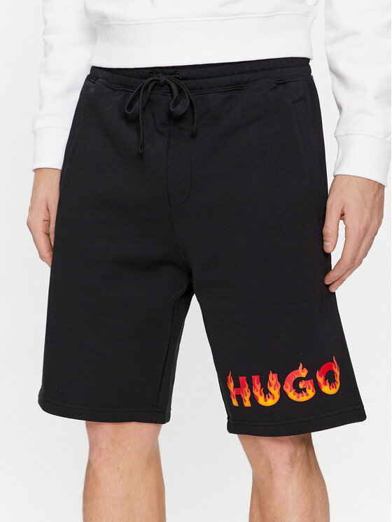 HUGO Hugo Спортивні шорти Dinque 50504826 Чорний Relaxed Fit