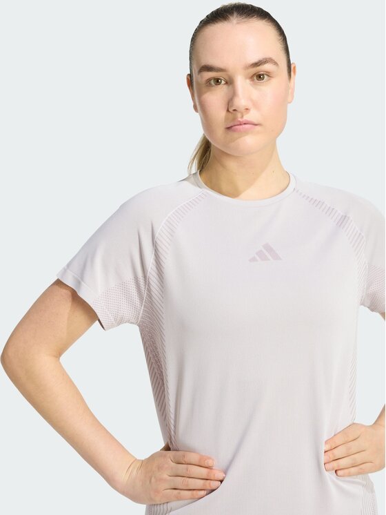adidas adidas Koszulka techniczna 161463 Fioletowy Regular Fit