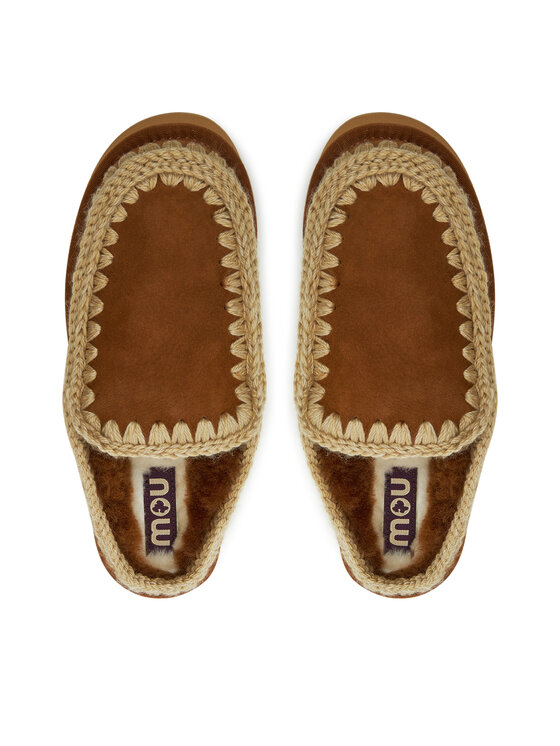 Mou Mou Pantofole Clog Eskimo Platform FW681004A Marrone