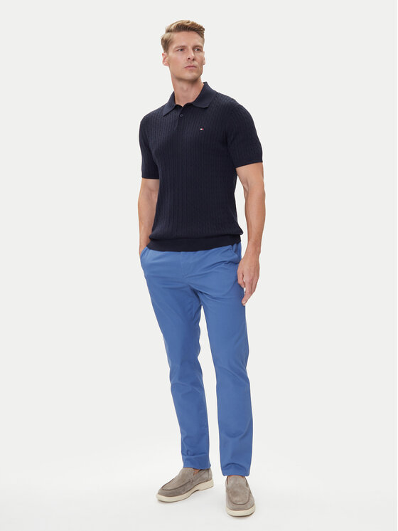 Tommy Hilfiger Tommy Hilfiger Чино панталони Denton Essential MW0MW40262 Син Straight Fit