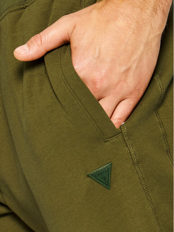 Pantaloni da tuta M1YB37 K7ON1 Verde Slim Fit