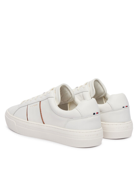 Tommy Hilfiger Tommy Hilfiger Tossud Dress Casual Leather Sneaker FM0FM05989 Valge