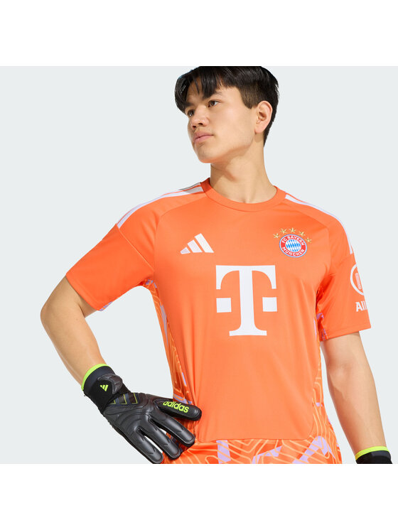 adidas adidas Koszulka techniczna 169184 Pomarańczowy Slim Fit