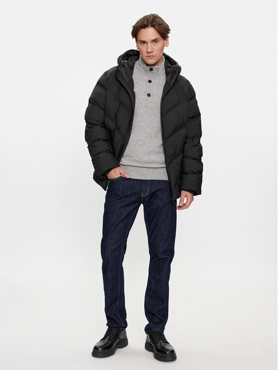 Calvin Klein Calvin Klein Sweter K10K111960 Szary Regular Fit
