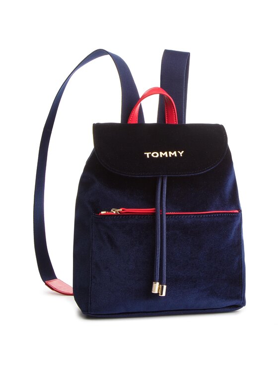Tommy hilfiger velvet backpack online