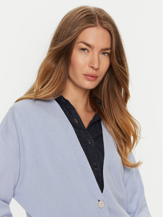 ViCOLO ViCOLO Cardigan 77036S Albastru celest Regular Fit