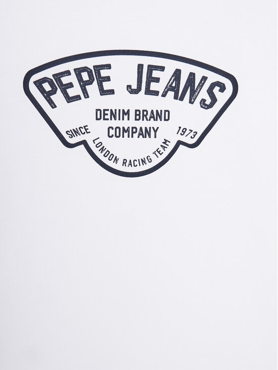 Pepe Jeans Pepe Jeans T-Shirt Regen PB503848 Bílá Regular Fit