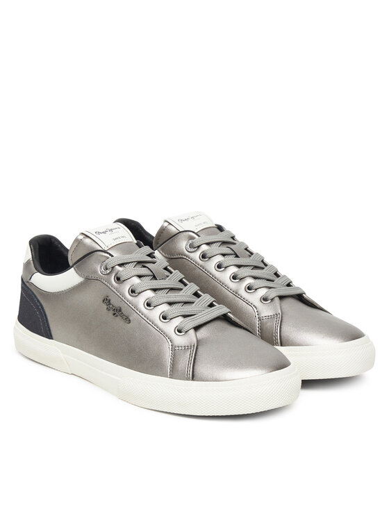 Pepe Jeans Pepe Jeans Snīkeri Kenton Glam W PLS300005 Sudraba