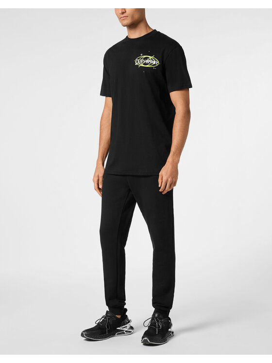 Plein Sport Plein Sport T-Shirt 23105 Czarny Regular Fit