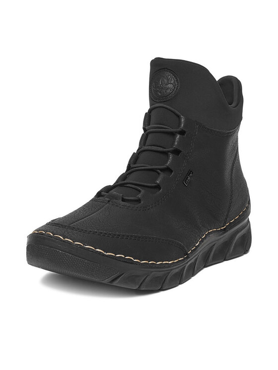 Rieker Rieker Schnürschuhe 55069-00 Schwarz