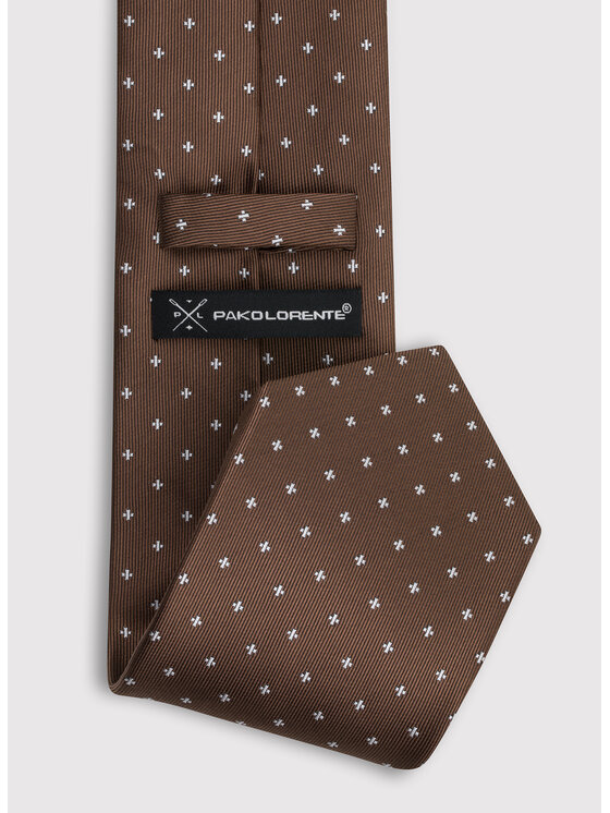 Pako Lorente Pako Lorente Krawat P24WF-KX-031 Brązowy
