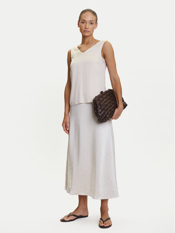 TATUUM Tatuum Spódnica maxi Luksa T2507.172 Beżowy Regular Fit