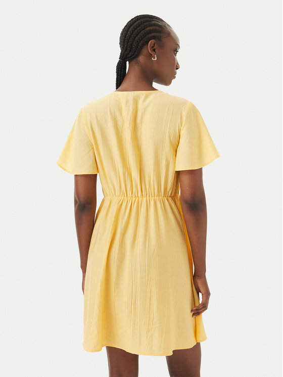 Vero Moda Vero Moda Kleid für den Alltag Vira 10340739 Gelb Regular Fit