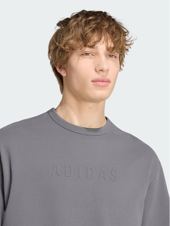 adidas adidas T-Shirt 168176 Szary Loose Fit