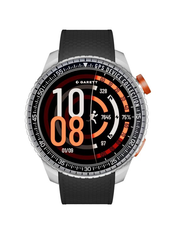 Garett Garett Zegarek 5904238487365-PAY-BLACK Czarny