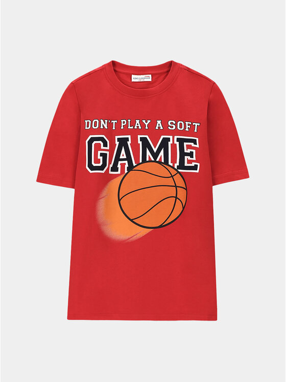 Coccodrillo Coccodrillo Majica WC4143213VBA Rdeča Regular Fit