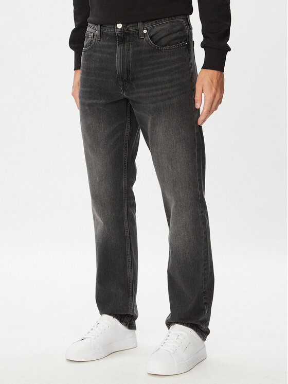 Tommy Hilfiger Tommy Hilfiger Džinsai Dover MW0MW44897 Juoda Straight Fit
