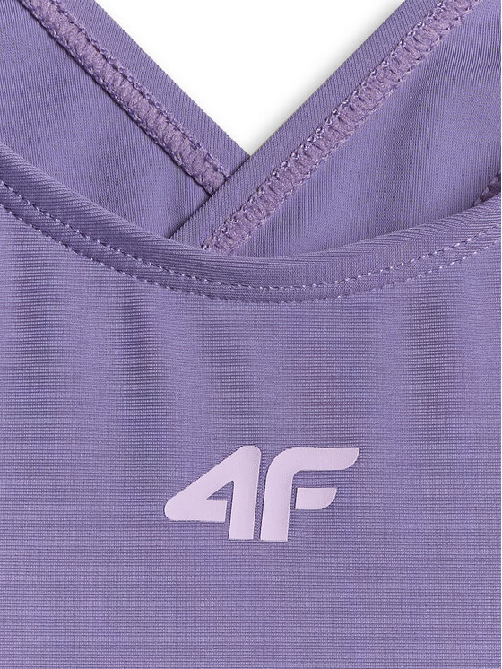 4F 4F Strój kąpielowy AQUA FORCE Fioletowy
