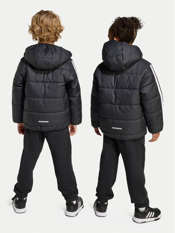 adidas adidas Winterjacke Essentials 3-Stripes JW2443 Schwarz Regular Fit