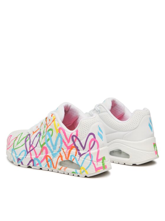 Skechers Skechers Sneakersy Uno Highlight Love 177981/WMLT Biały