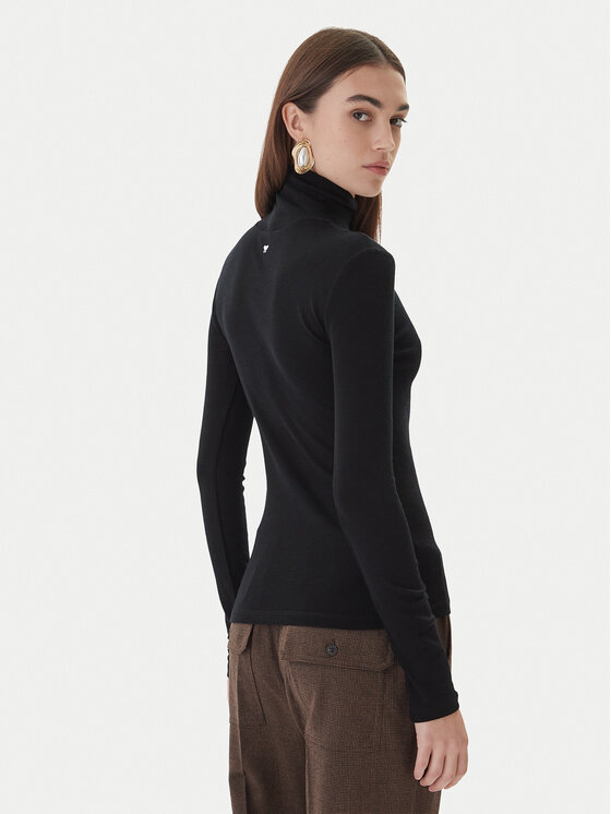 Weekend Max Mara Weekend Max Mara Krekls ar augstu apkakli Teseo 2525946052 Melns Slim Fit