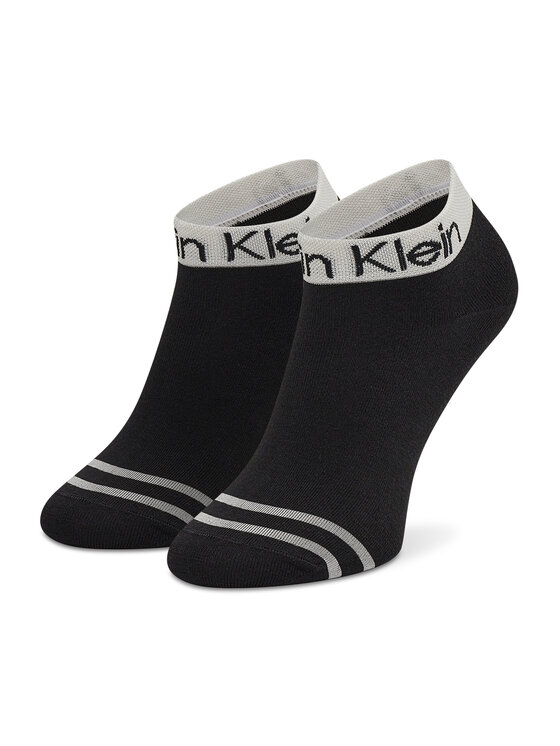 Calvin Klein Calvin Klein Σετ 2 ζευγάρια κοντές κάλτσες γυναικείες 701218775 Μαύρο