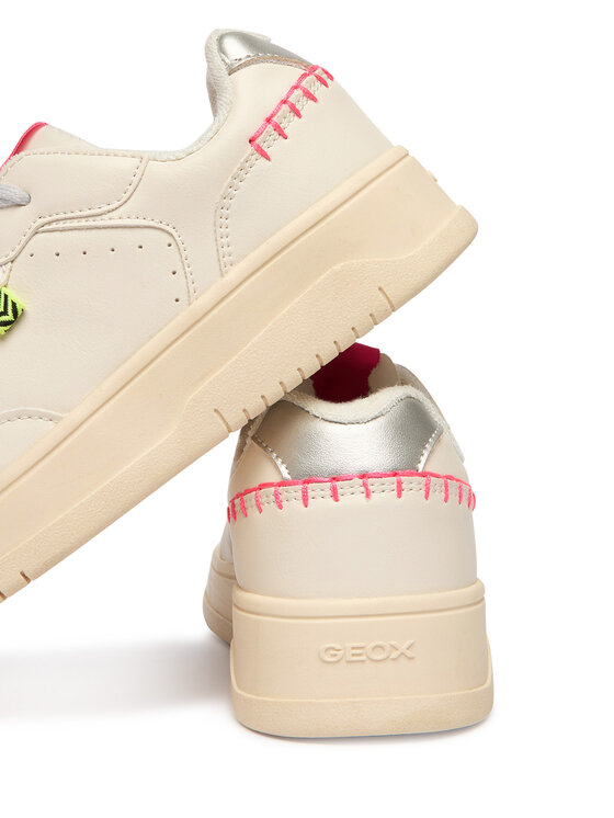 Geox Geox Tenisice J Lestrella Girl J56NLC 000BC C1M1W D Écru