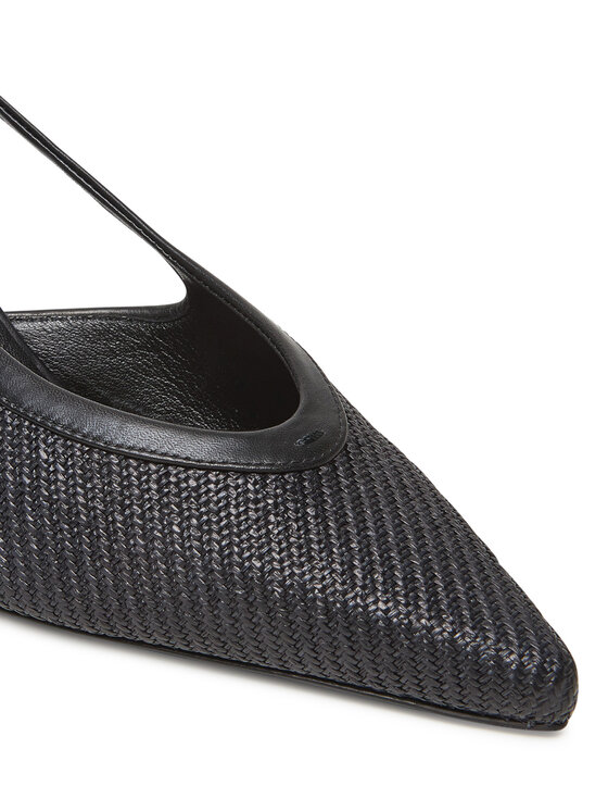 Max Mara Max Mara Magassarkú Strawpump 2514521312600 Fekete