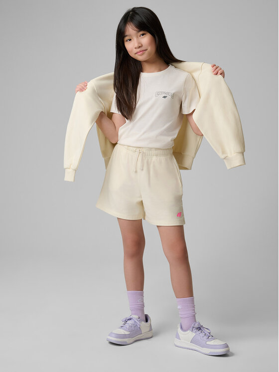 4F 4F T-Shirt WILD WANDERLUST Biały Regular Fit