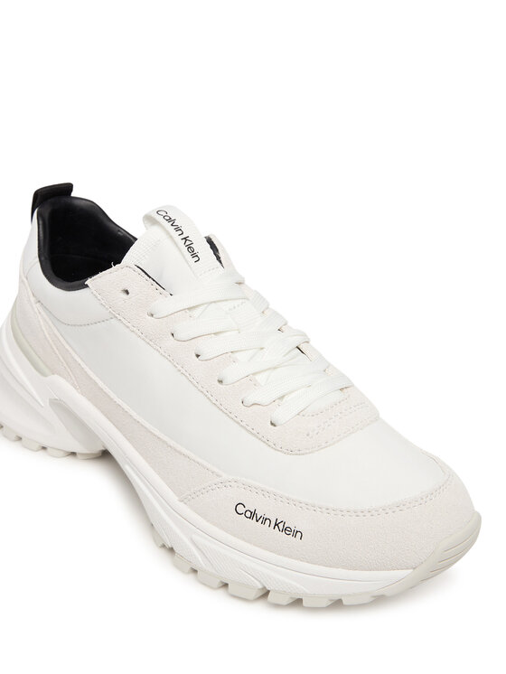 Calvin Klein Calvin Klein Sneakersy Hike Runner Mg Nylon Mix YW0YW02075 Biela