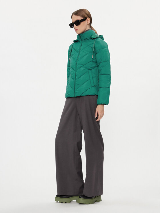 Silvian Heach Silvian Heach Kurtka zimowa GPA23017PI Zielony Regular Fit