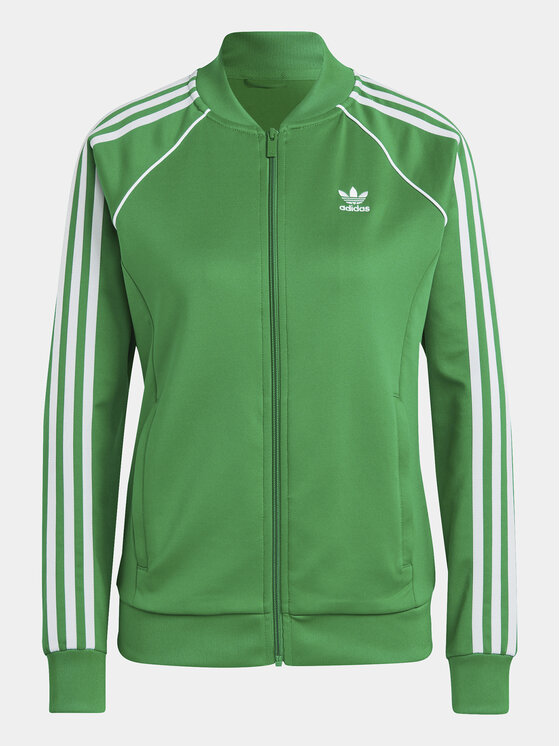 adidas adidas Džemperis ar kapuci adicolor Classics SST IK4030 Zaļš Regular Fit