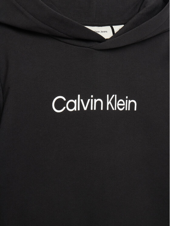Calvin Klein Jeans Calvin Klein Jeans Pulóver IU0IU00679 D Fekete Relaxed Fit
