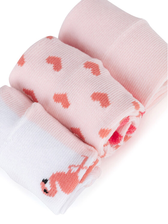 JENNY JENNY Skarpety krótkie 7KB-001-SS25 (3-PACK) Różowy