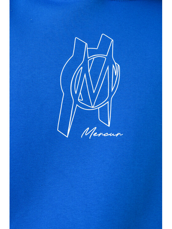 Mercur Mercur Bluza Blueprint Niebieski Comfort Fit