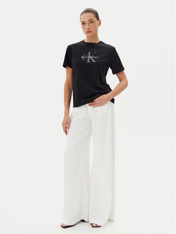 Calvin Klein Jeans Calvin Klein Jeans T-Shirt Hero LV047B865G Μαύρο Regular Fit