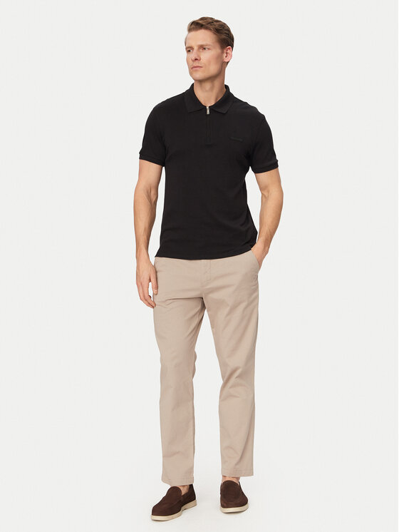 Calvin Klein Calvin Klein Tricou polo LV04LE255G Negru Slim Fit