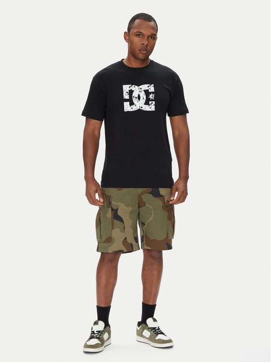 DC Shoes DC Shoes T-Shirt ADYZT05461 KVJ0 Czarny Regular Fit