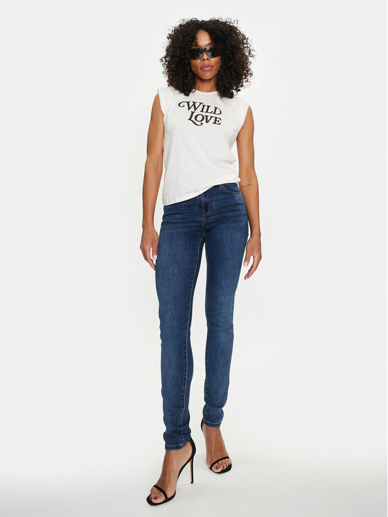Morgan Morgan Traperice 201-POM.P Tamnoplava Slim Fit