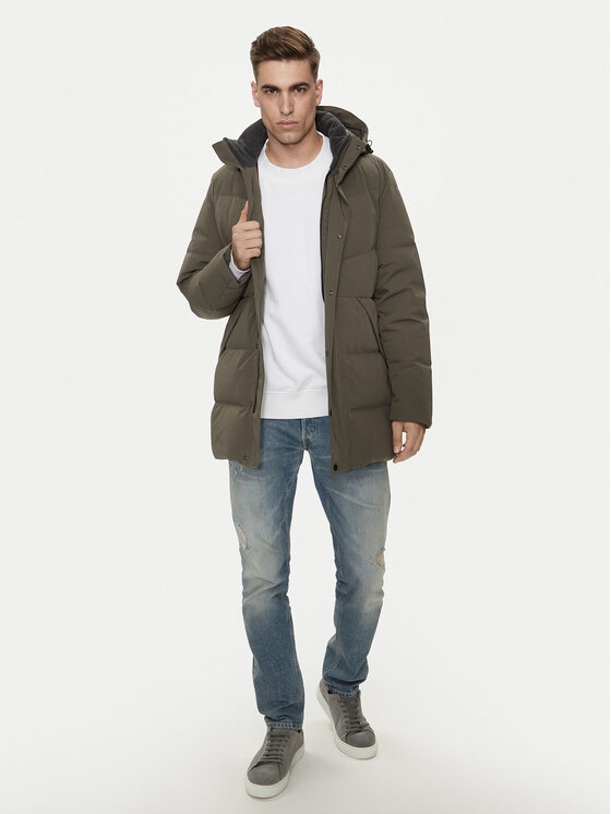 Paul&Shark Paul&Shark Kurtka puchowa 14312008 Zielony Regular Fit