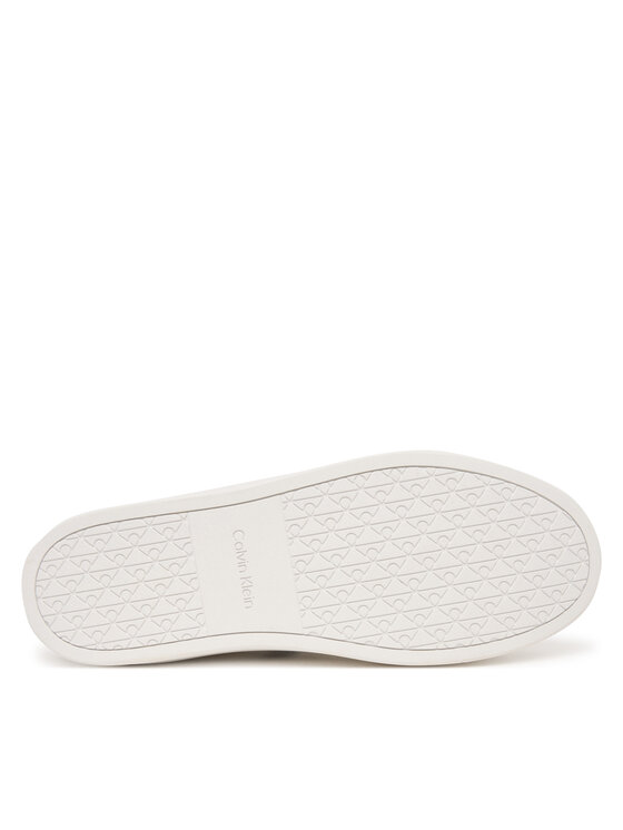 Calvin Klein Calvin Klein Sneakers Classic Cups Lace Lth Emb Tongue HM0HM02237 Alb
