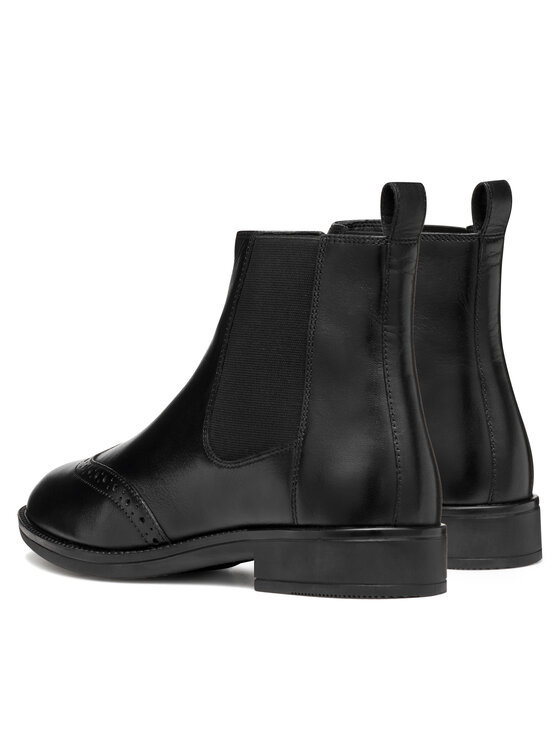 Geox Geox Kotníková obuv s elastickým prvkem D Jaylon 2 D56QAA 043NH C9999 Černá