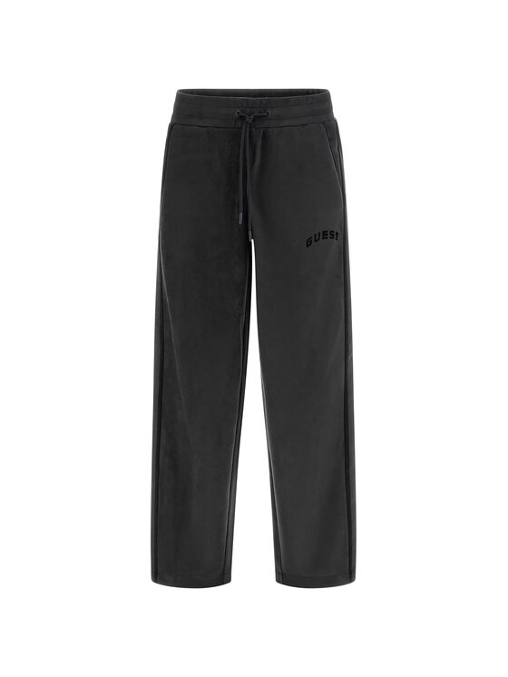Guess Guess Kalhoty z materiálu 178752 Šedá Regular Fit