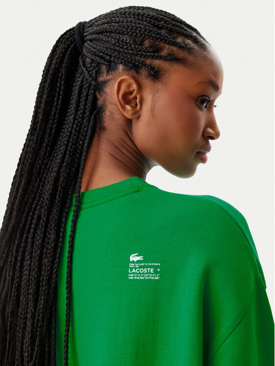 Lacoste Lacoste Pulóver SF5614 Zöld Oversize