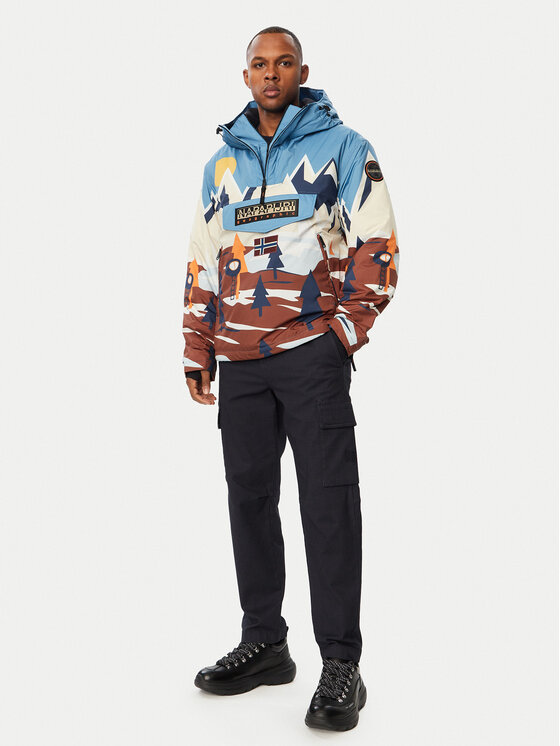 Napapijri Napapijri Kurtka anorak Rf Next Aop 1 NP0A8AHX Kolorowy Regular Fit