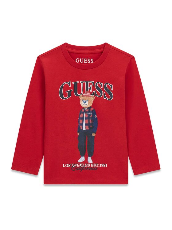 Guess Kids Guess Kids T-Shirt 184439 Červená Classic Fit