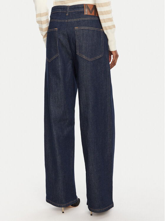 LOLA CASADEMUNT LOLA CASADEMUNT Дънки MF2514007 Тъмносин Wide Leg