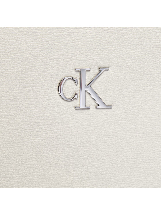 Calvin Klein Jeans Calvin Klein Jeans Geantă Minimal Monogram Slim Tote34 K60K611501 Écru