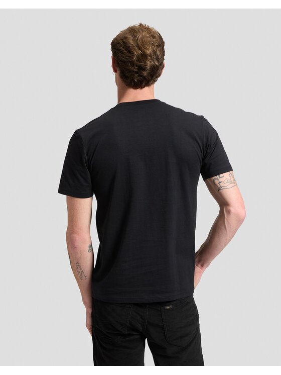 Lee Lee T-Shirt POCKET TEE Czarny Regular Fit