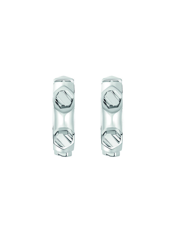 PHILIPP PLEIN PHILIPP PLEIN Náušnice The Plein Cuff PJ1EA21EU Strieborná